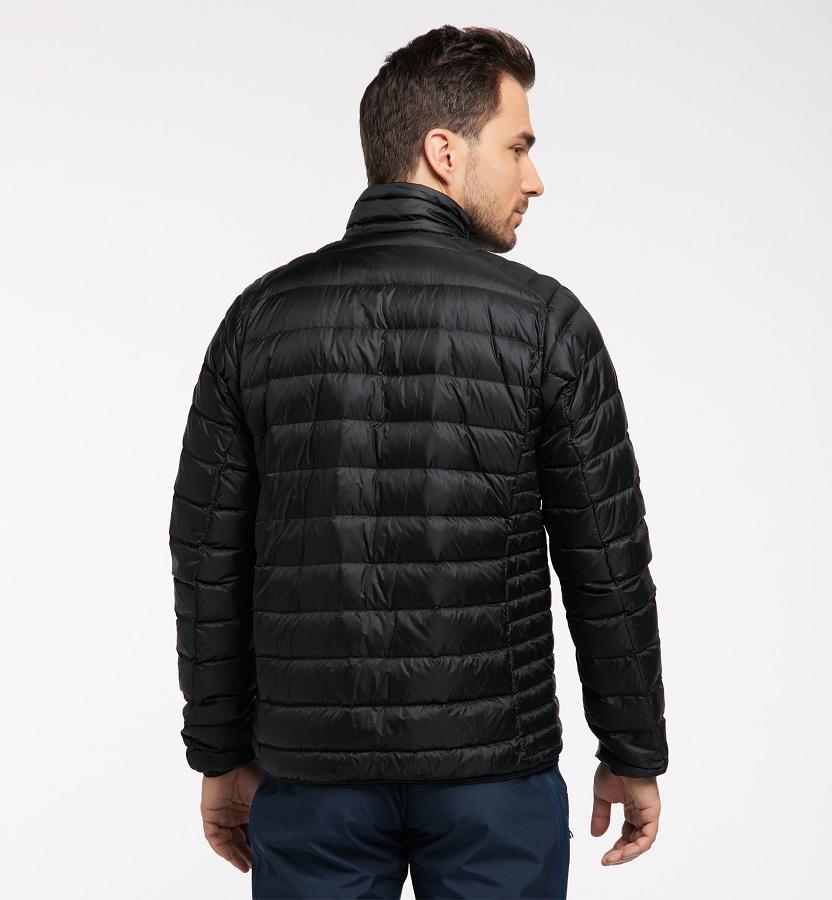 Haglöfs Mens Roc Down Jacket Black New Zealand 65173KOBS